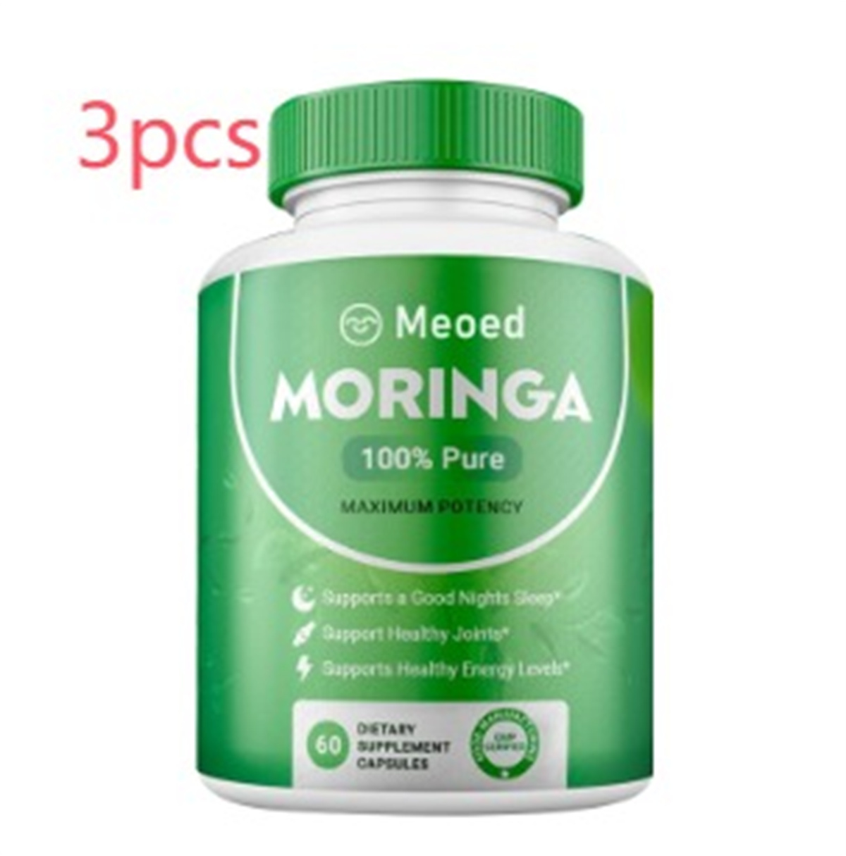 Moringa 100% Pura | Cápsulas Naturales | Apoyo Energía y Bienestar | Alta Potencia | TiendasFR - Imagen 4