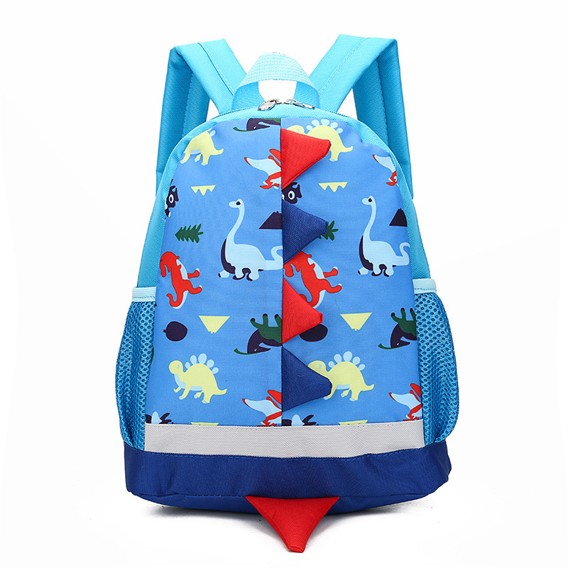 Mochila Infantil de Dinosaurio para Niños | Azul Oscuro | Bolsa de Jardín de Infantes | Ligera y Divertida | TiendasFR - Imagen 2