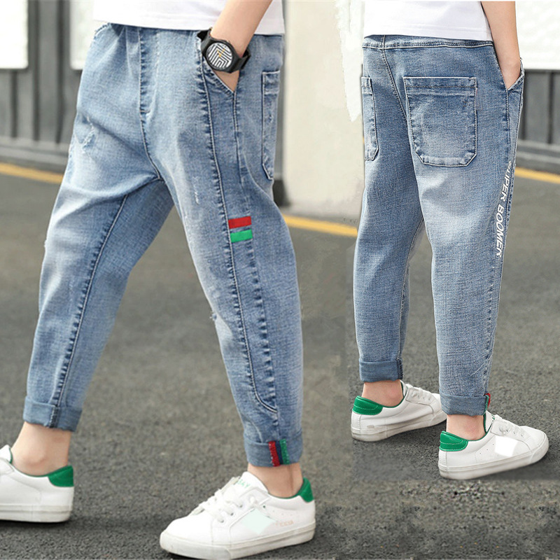 Pantalón Vaquero Recto para Niño | Azul Oscuro | Tallas 110-150 cm | Ropa Casual para Diario y Colegio | TiendasFR - Imagen 2