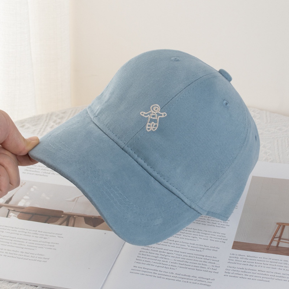 Gorra de Béisbol Estilo Coreano con Bordado de Astronauta | Unisex y Moderna - Imagen 2