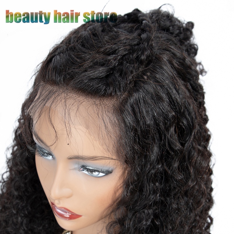 Peluca de Cabello Humano Brasileño Rizado | Encaje Frontal 13x4 | Natural y Voluminosa | Largo 10 Pulgadas | TiendasFR - Imagen 3