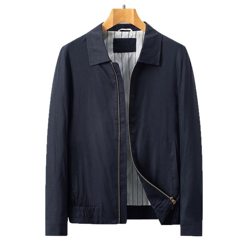 Chaqueta de Lino con Solapa para Hombre | Ligera y Elegante | Primavera-Verano 2026 - Imagen 5