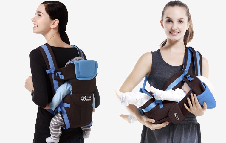 Portabebés Ergonómico para Bebé | Azul | Mochila Portabebés Segura y Cómoda | Para Recién Nacidos | TiendasFR - Imagen 8