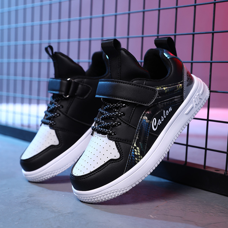 Zapatillas Deportivas Transpirables para Niño | Negro Gris | Tallas 28-40 | Antideslizantes para Primavera y Verano | TiendasFR - Imagen 4