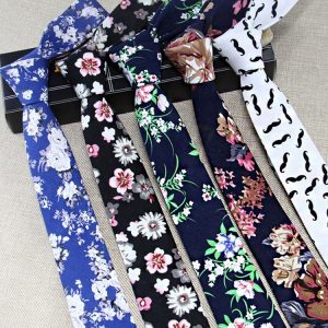 Corbata Estrecha Estampada para Hombre | Informal y Moderna para Oficina | Múltiples Diseños