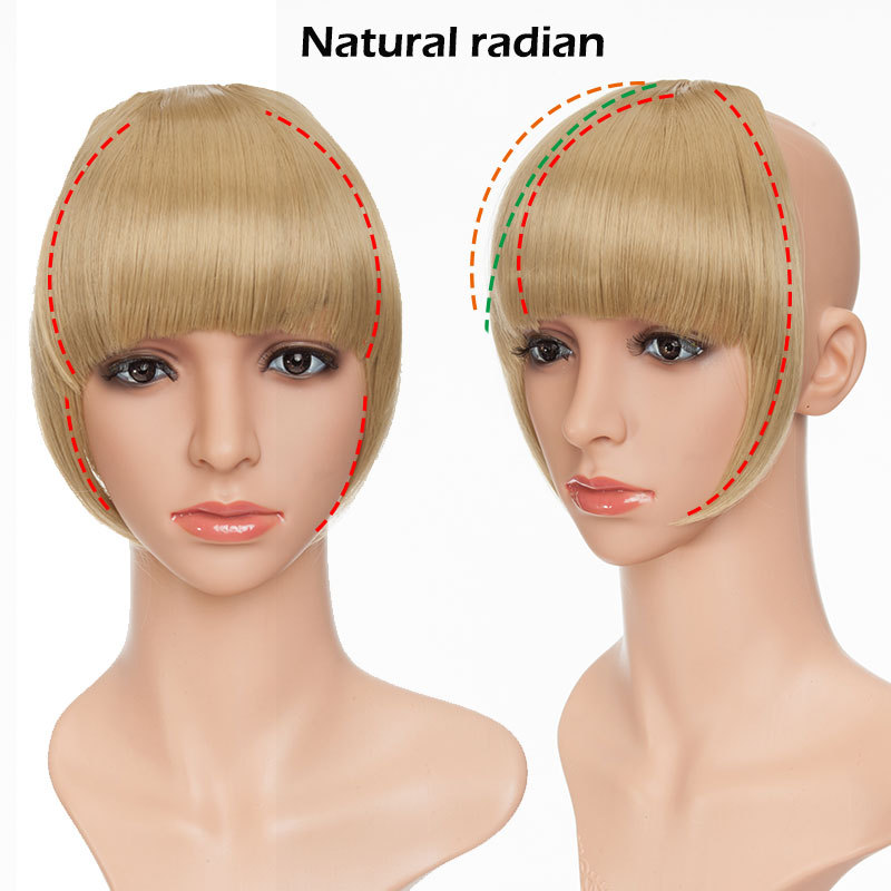 Flequillo Postizo Sintético para Mujer | Accesorio de Pelo Falso | Cambio de Look sin Cortar | Fácil de Poner | TiendasFR - Imagen 3
