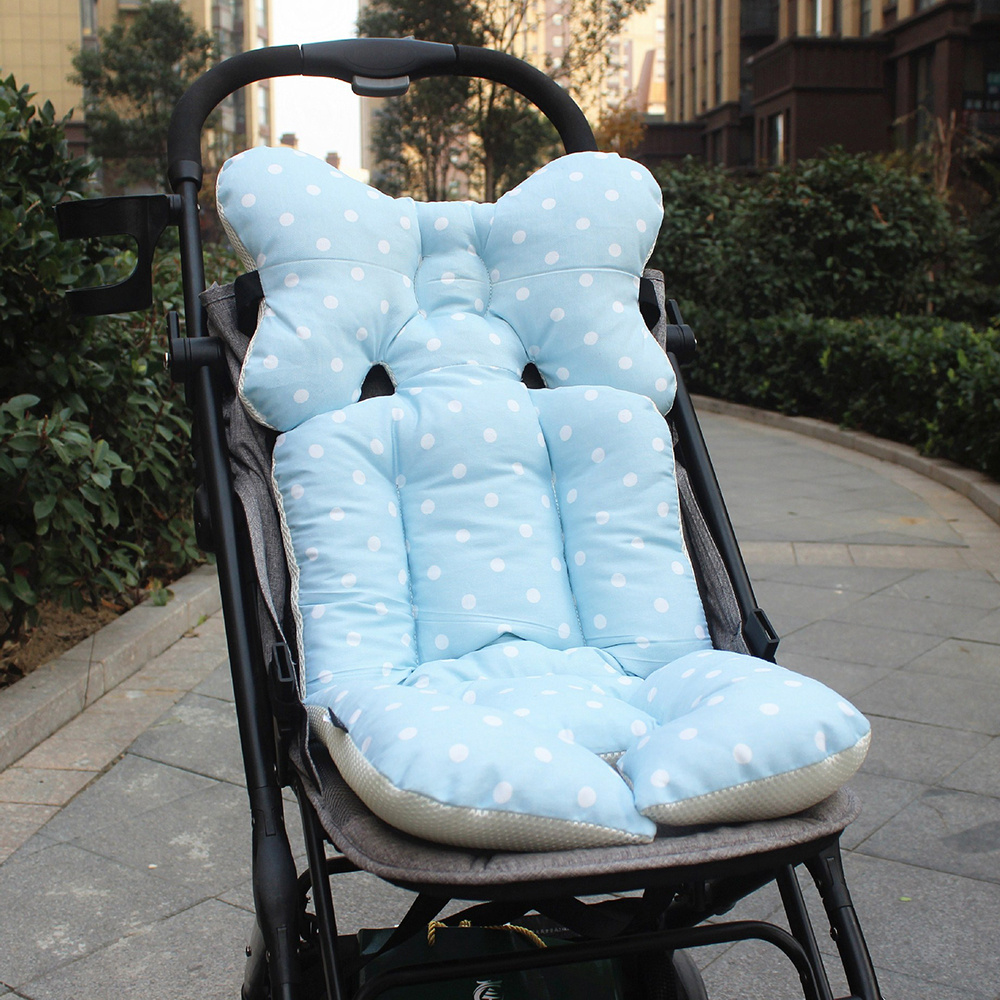 Cojín Acolchado para Cochecito de Bebé | Azul | Inserto Suave y Cómodo para Carrito | TiendasFR - Imagen 8