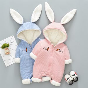 Mono Acolchado de Invierno para Bebé | Rosa | Tallas 66-90 cm | Ropa Cálida y Suave para Niña | TiendasFR