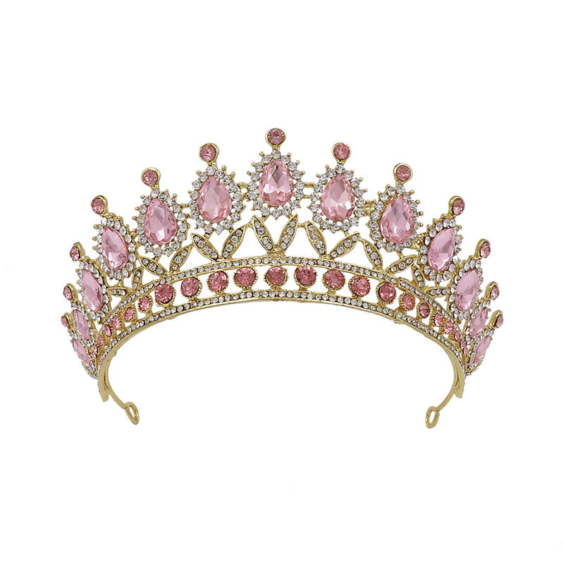 Corona Nupcial Princesa Barroca | Estilo Majestuoso | Color Azul | Joyería de Novia | TiendasFR - Imagen 8