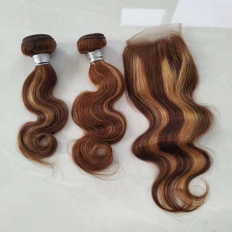Tejido de Cabello Humano con Bloque de Color | Extensiones de Pelo Weft | Color Blocking Moderno | Múltiples Tonos | TiendasFR - Imagen 6