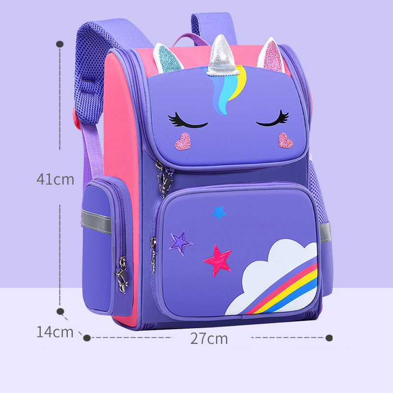 Mochila Escolar para Niños | Azul | Pequeño y Grande | Resistente y Ligera | Bolsa para Primaria | TiendasFR - Imagen 6