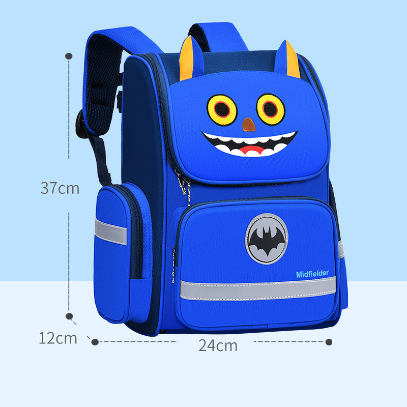 Mochila Escolar para Niños | Azul | Pequeño y Grande | Resistente y Ligera | Bolsa para Primaria | TiendasFR - Imagen 4