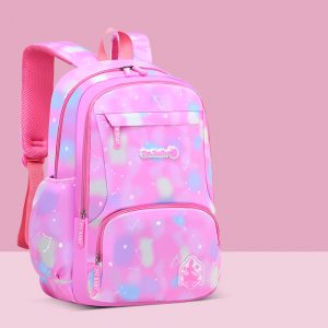 Mochila Escolar Coreana para Niña | Azul | Tamaños S y L | Dulce y Bonita para Primaria | TiendasFR
