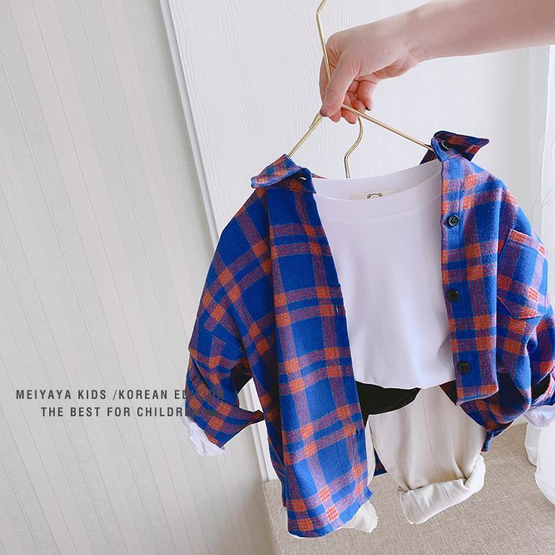 Camisa de Cuadros para Niño | Azul | Tallas 90-140 cm | Ropa Casual para Diario y Colegio | TiendasFR - Imagen 3