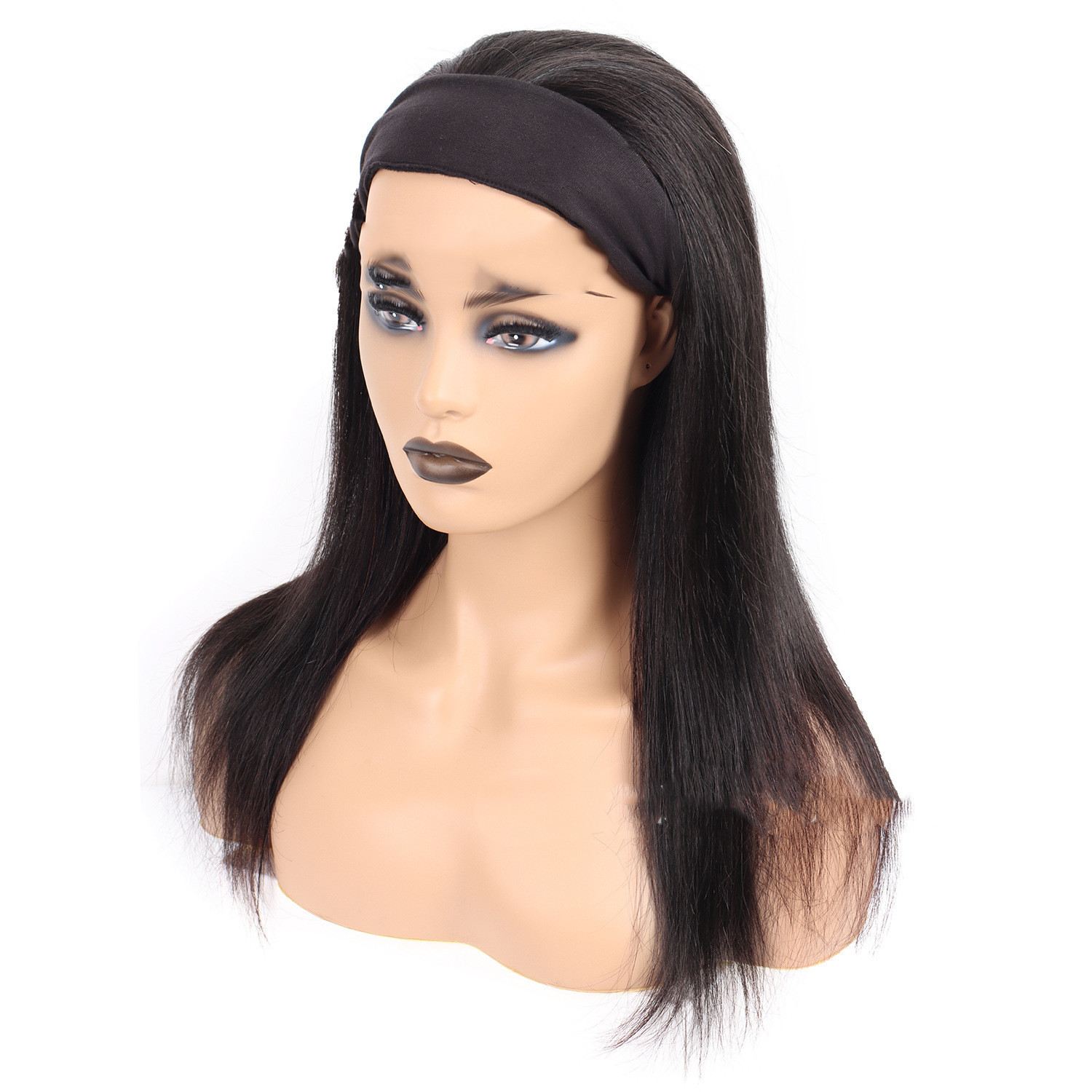 Peluca de Cabello Humano con Banda | Headband Wig | Fácil de Poner | Cómoda y Versátil | TiendasFR - Imagen 4