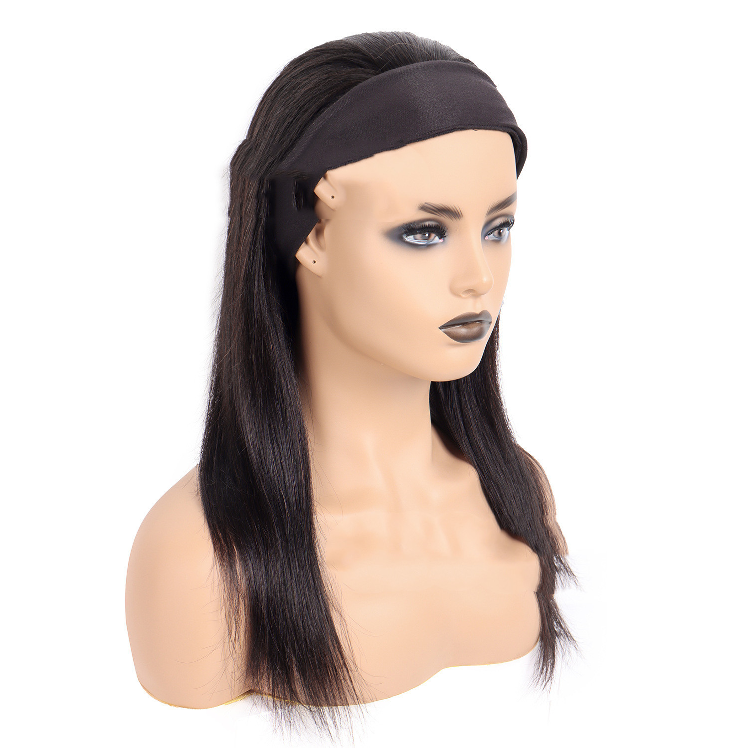 Peluca de Cabello Humano con Banda | Headband Wig | Fácil de Poner | Cómoda y Versátil | TiendasFR - Imagen 3