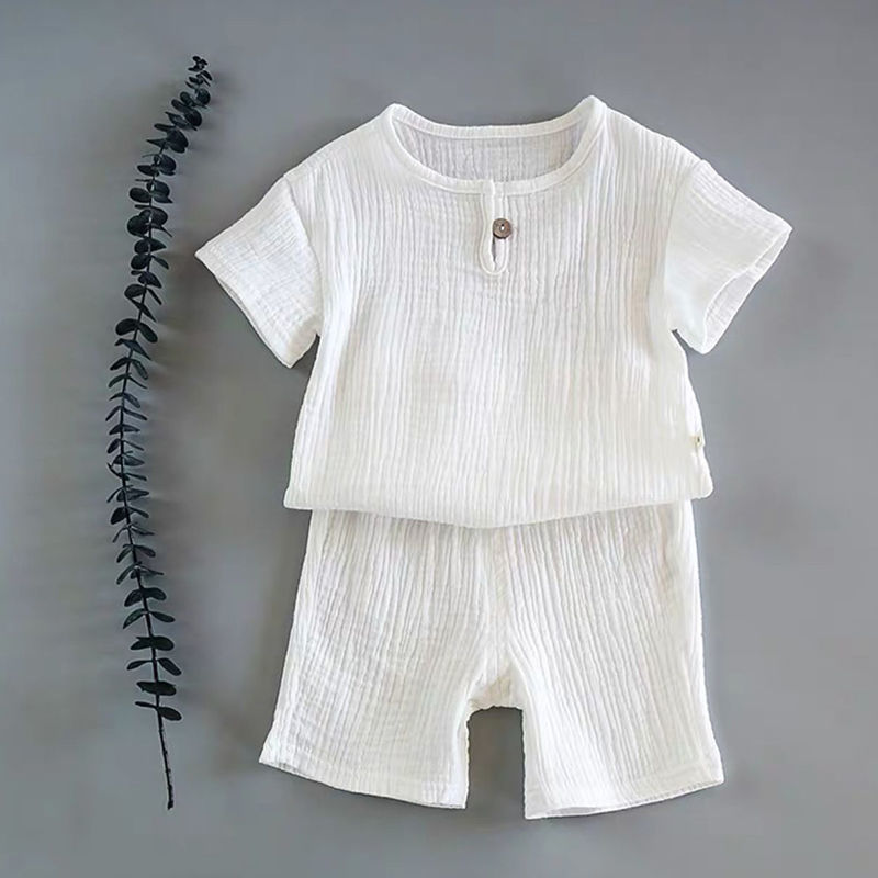 Traje de Verano de Manga Corta para Bebé | Azul | Tallas 80-130 cm | Ropa Fresca y Cómoda para Niños | TiendasFR - Imagen 6
