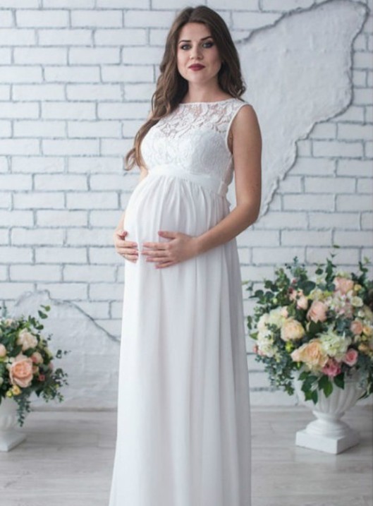 Vestido de Maternidad sin Mangas de Encaje | Negro | Tallas S-3XL | Elegante para Embarazo y Posparto | TiendasFR - Imagen 2