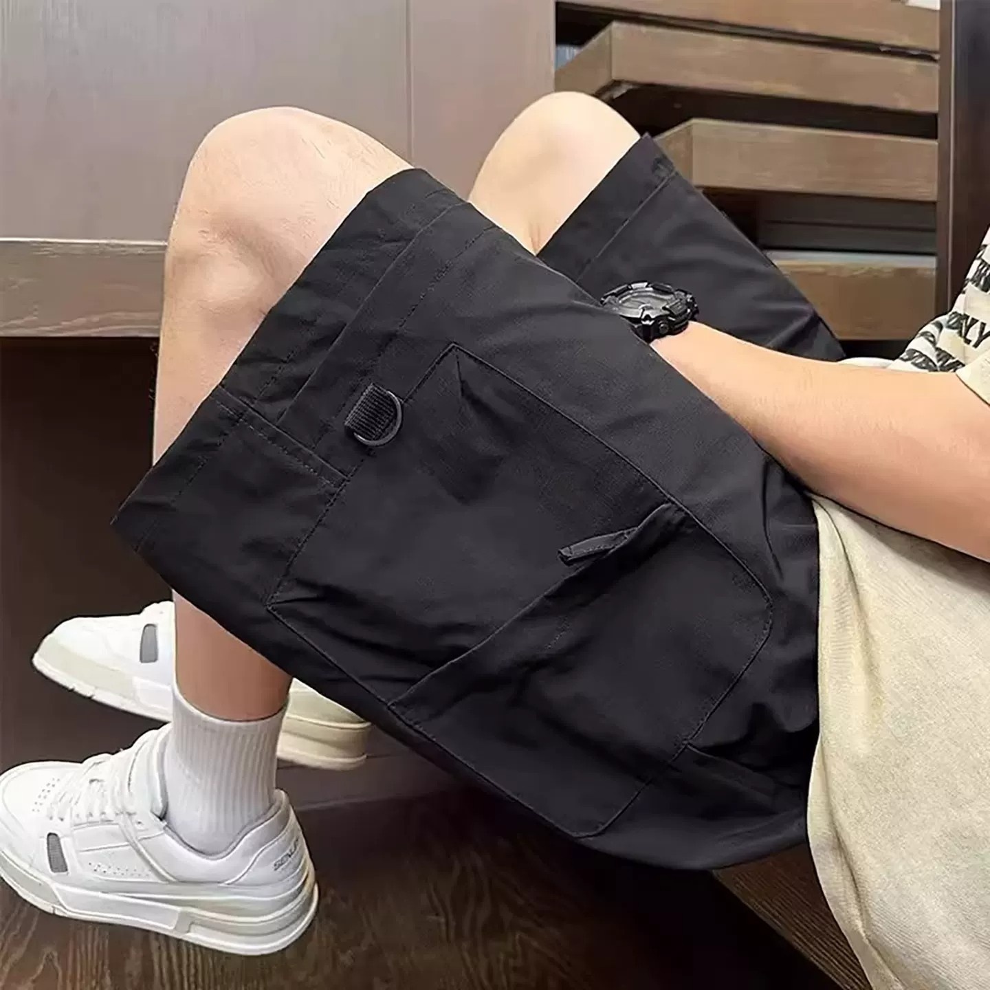 Shorts Deportivos Estilo Americano Vintage para Hombre | Cómodos y Casuales para Verano