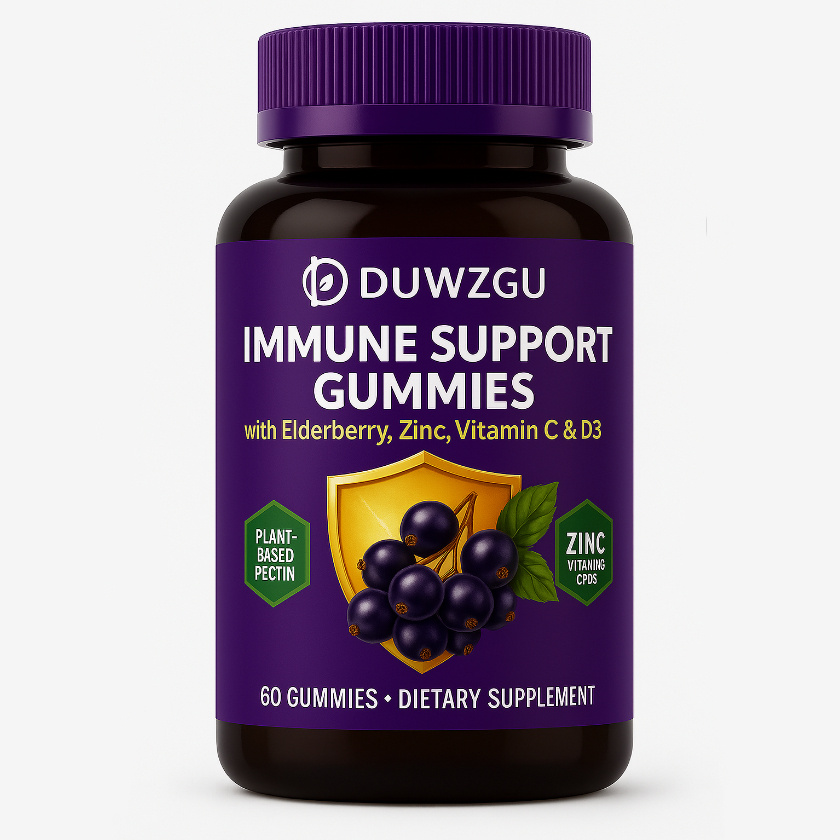 Saúco Gummies | 60 Gomitas | Apoyo Inmunológico y Antioxidante | Sambucus williamsii | TiendasFR