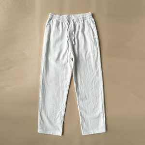 Pantalones Casuales de Algodón y Lino para Hombre | Corte Recto Holgado y Ligero
