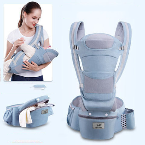 Portabebés Ergonómico 3 en 1 | Canguro Frontal y Espalda | Azul | Para Bebés 0-24 Meses | TiendasFR - Imagen 5