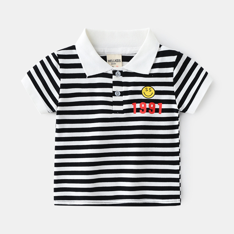 Camiseta de Manga Corta para Niño | Azul Marino | Tallas 90-130 cm | Ropa Fresca para Verano y Diario | TiendasFR - Imagen 4
