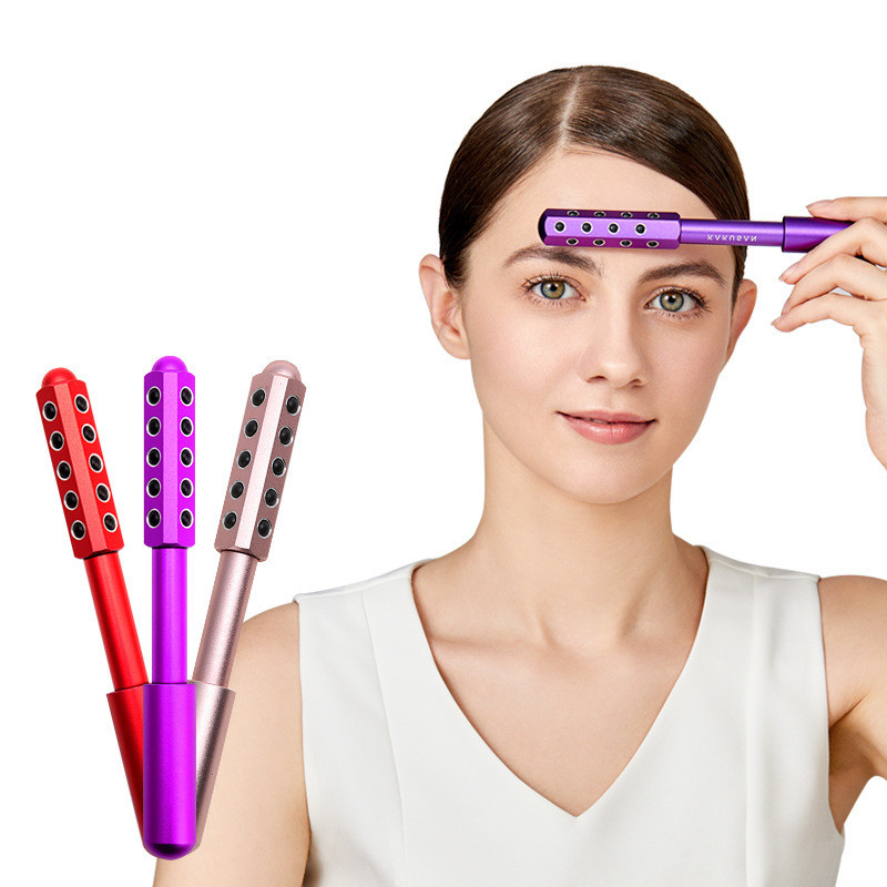 Rodillo Facial de Germanio de 30 Nodos | Masajeador Lifting y Antiarrugas | Mejora la Absorción de Productos | TiendasFR - Imagen 3