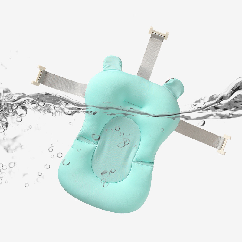 Bañera Plegable para Bebé | Azul | Cama de Baño Antideslizante | Portátil y Segura para Recién Nacidos | TiendasFR - Imagen 7