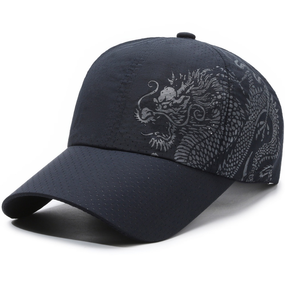 Gorra de Béisbol con Estampado de Dragón de Malla | Unisex Transpirable Verano - Imagen 3