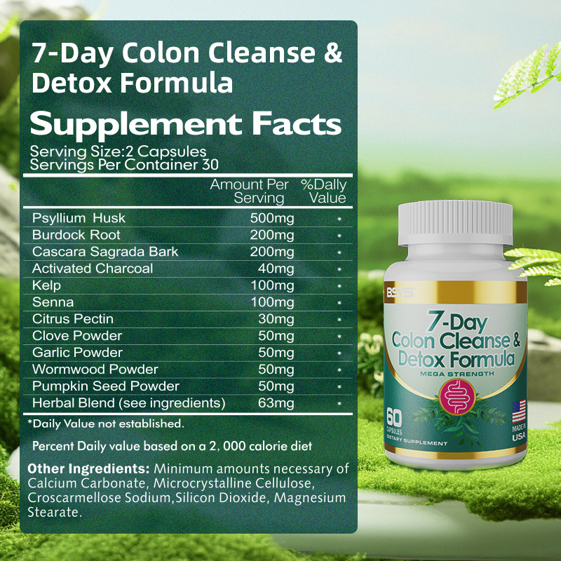 Gomitas Detox de 7 Días para Limpieza de Colon | Con Psyllium y Clavo | 60 Gominolas | Apoyo Digestivo Natural | TiendasFR - Imagen 2