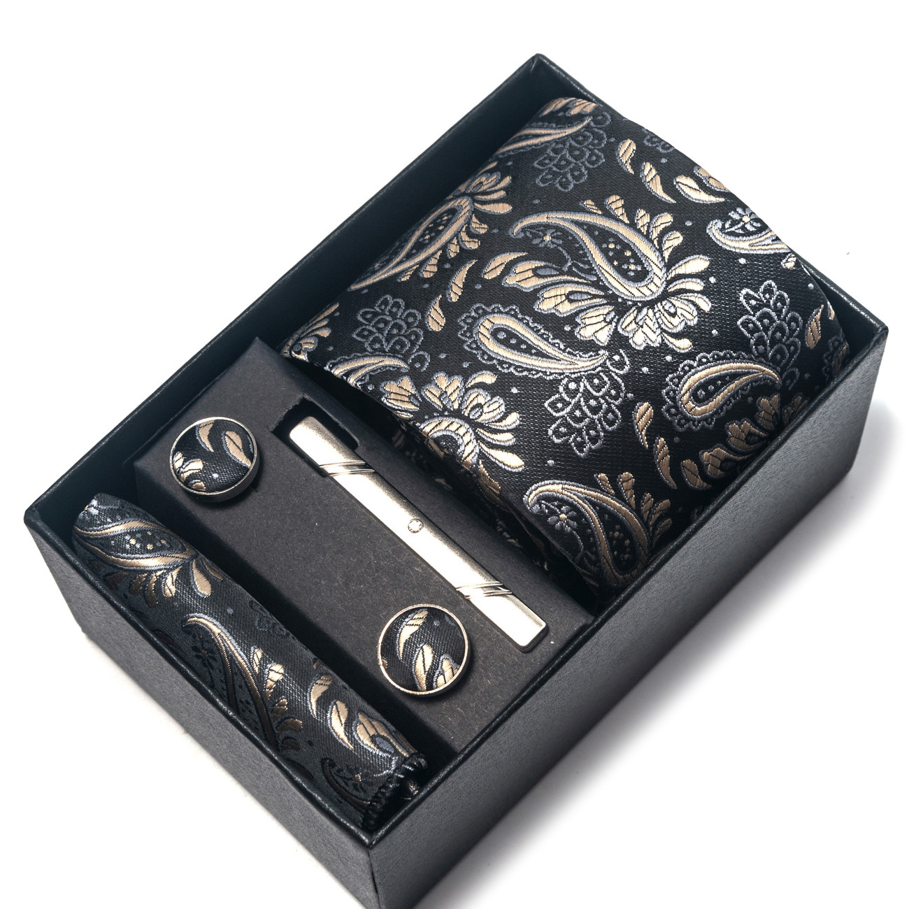 Corbata Formal de Jacquard para Hombre | Poliéster Teñido en Hilo | Elegante para Negocios - Imagen 4