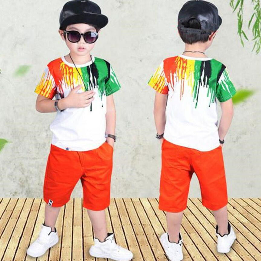 Conjunto Infantil Verde de Verano para Niño | Pantalón Corto Incluido | Tallas 100-150 cm | Ropa Fresca y Cómoda | TiendasFR - Imagen 5