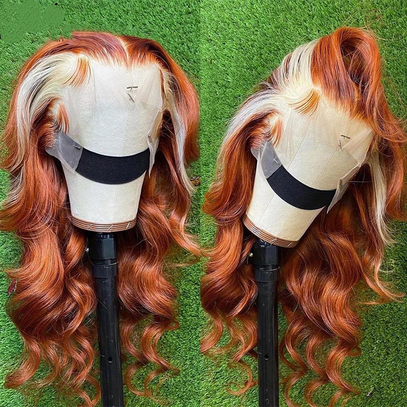 Peluca de Cabello Humano 4x4 con Mechas 613 | Rubio Highlight | Encaje Frontal | Natural y Luminoso | TiendasFR - Imagen 2