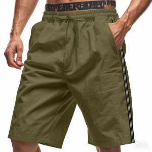 Shorts Deportivos a Rayas para Hombre | Transpirables y Cropped para Playa y Verano