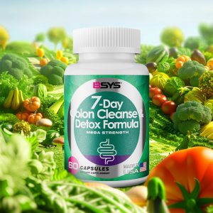 BSYS Colon Cleanse 7 Días | 60 Cápsulas | Limpieza Digestiva | Apoyo Natural | TiendasFR