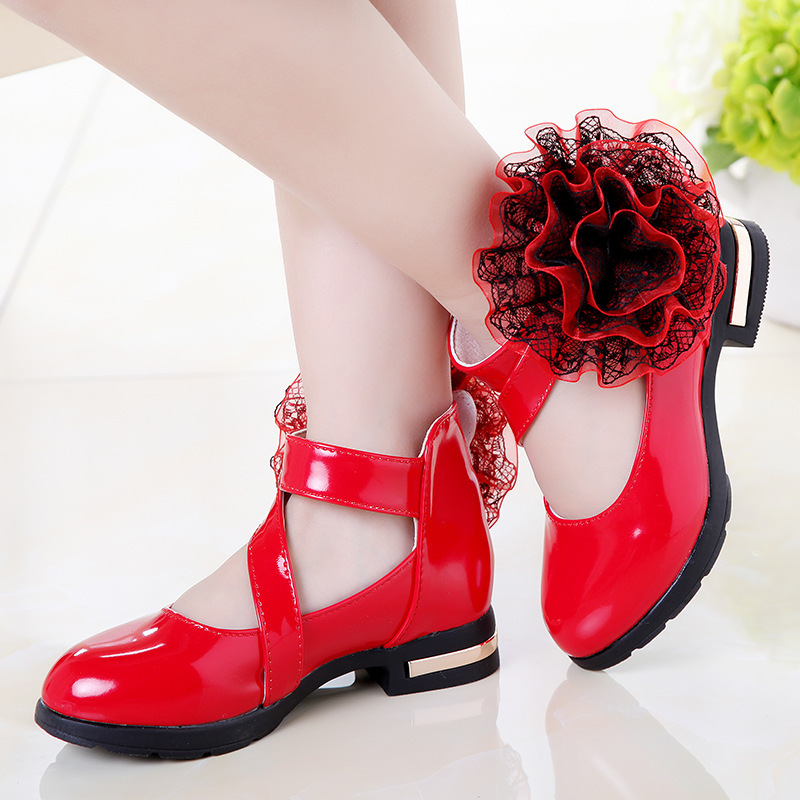 Zapatos de Princesa con Suela Blanda para Niña | Negros | Tallas 27-37 | Cómodos y Elegantes para Diario y Eventos | TiendasFR
