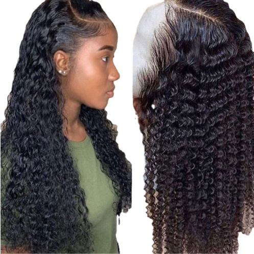 Peluca de Cabello Humano Brasileño Rizado | Encaje Frontal 13x4 | Natural y Voluminosa | Largo 10 Pulgadas | TiendasFR - Imagen 9