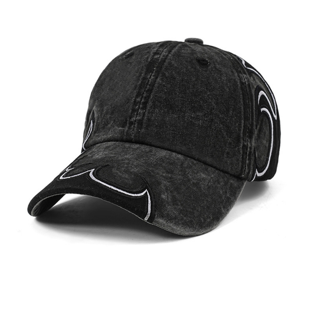 Gorra de Béisbol Estilo Urbano para Hombre | Todo Negra y Moderna para Salidasv - Imagen 3