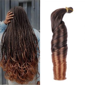 Extensiones de Ganchillo Africano con Ondas Sueltas | Crochet Hair Loose Wave | Carrete de Ondas Grandes | Múltiples Colores | TiendasFR