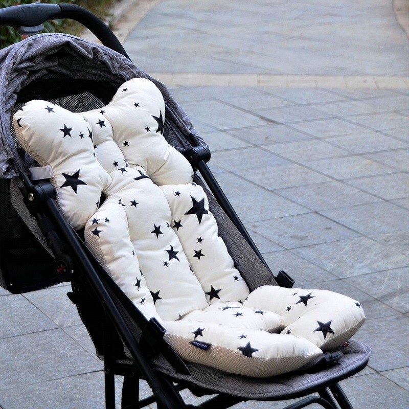 Cojín Acolchado para Cochecito de Bebé | Azul | Inserto Suave y Cómodo para Carrito | TiendasFR