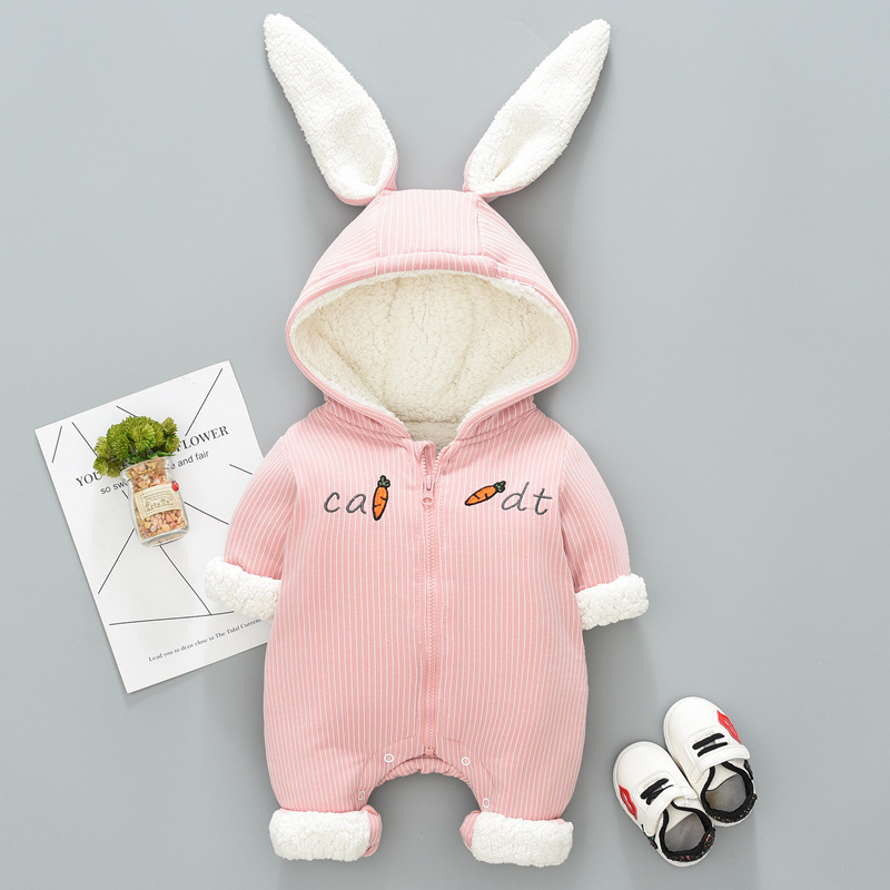 Mono Acolchado de Invierno para Bebé | Rosa | Tallas 66-90 cm | Ropa Cálida y Suave para Niña | TiendasFR - Imagen 2