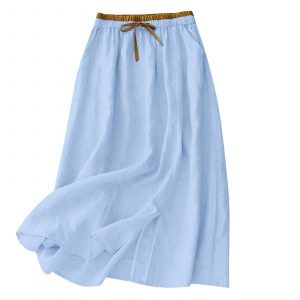 Falda de Bloques de Color con Cintura Elástica | Moderna y Cómoda | Primavera-Verano 2026