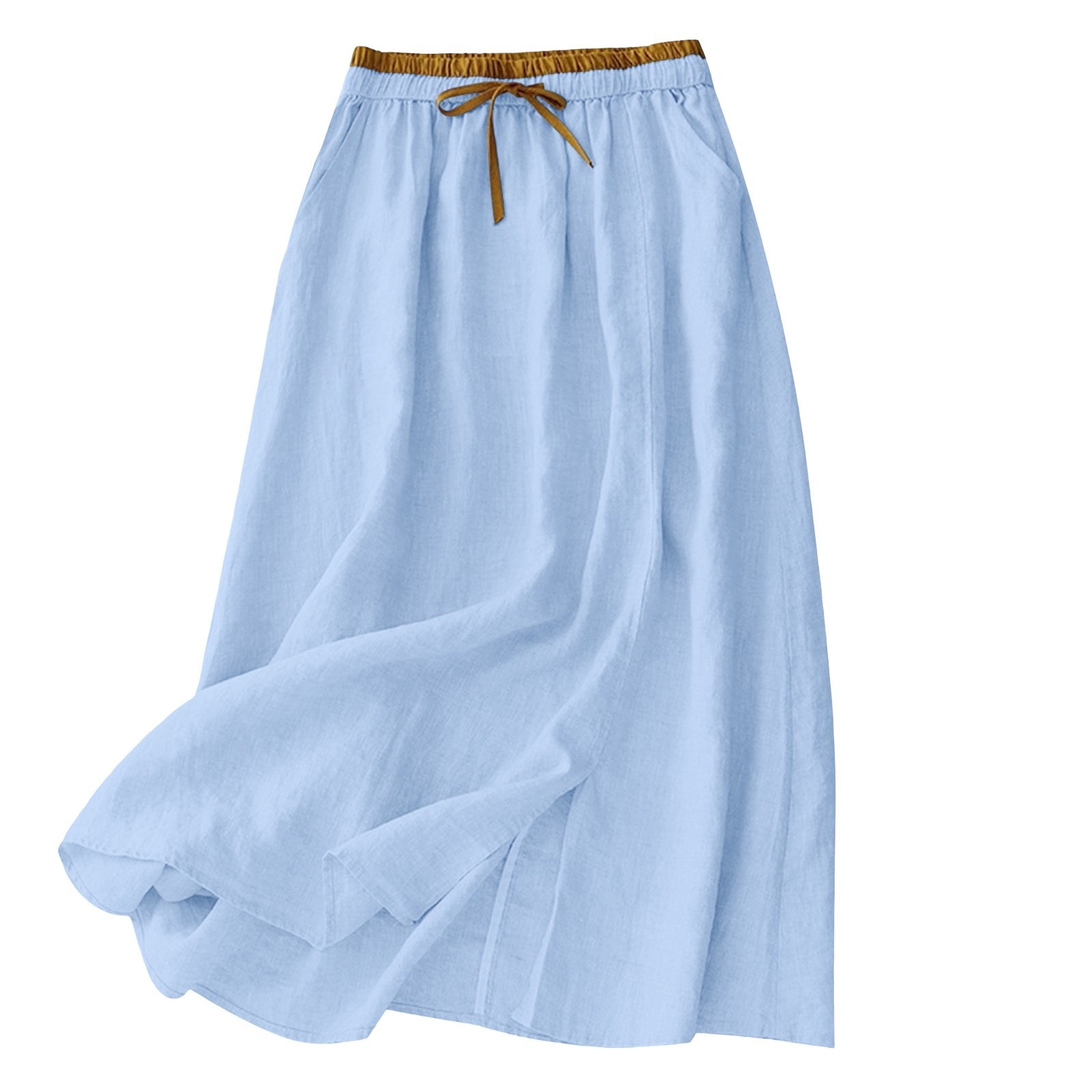 Falda de Bloques de Color con Cintura Elástica | Moderna y Cómoda | Primavera-Verano 2026