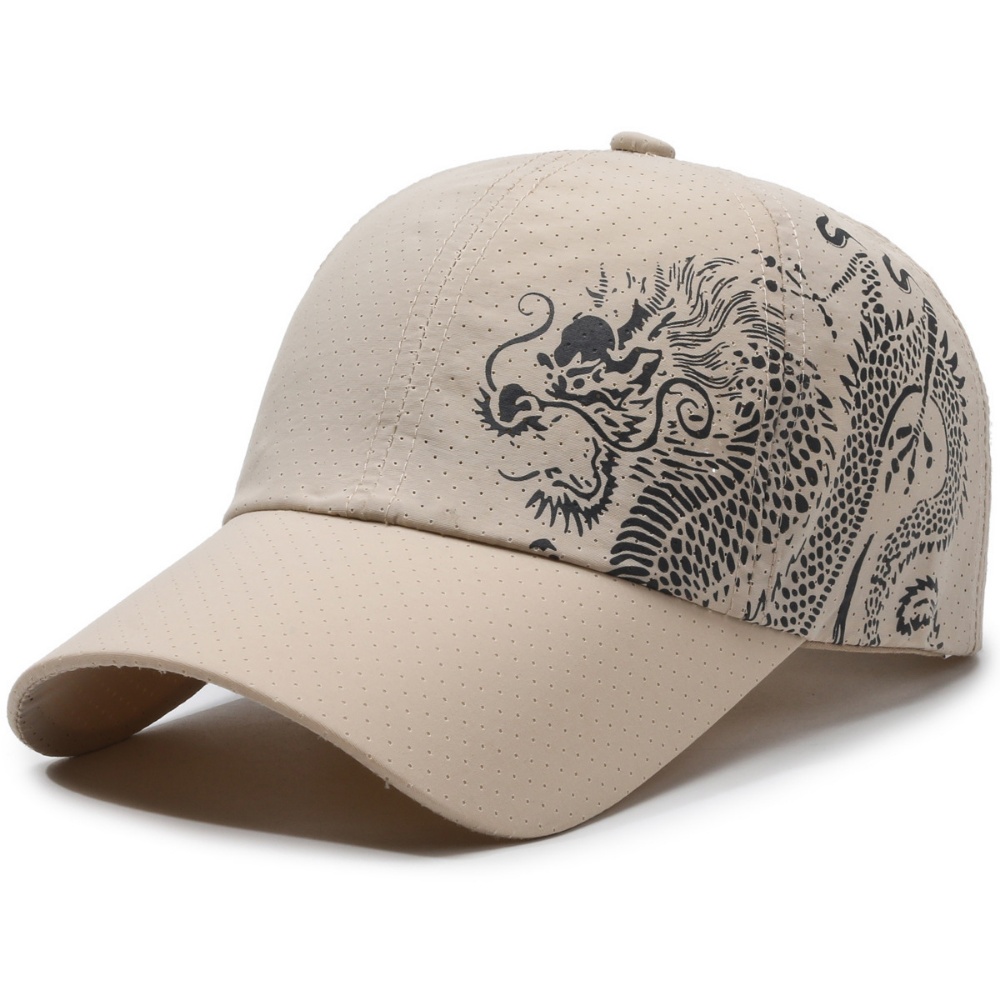 Gorra de Béisbol con Estampado de Dragón de Malla | Unisex Transpirable Verano - Imagen 5