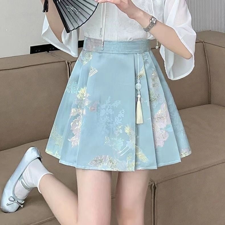 Falda de Satén Estilo Chino para Mujer | Elegante y Sofisticada | Moda Oriental 2026 - Imagen 7