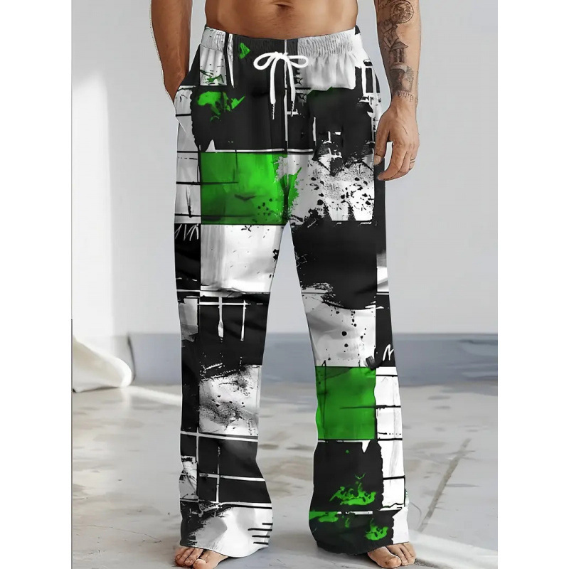 Pantalones de Pierna Ancha para Hombre | Estilo Europeo y Americano | Versátiles y Modernos - Imagen 9