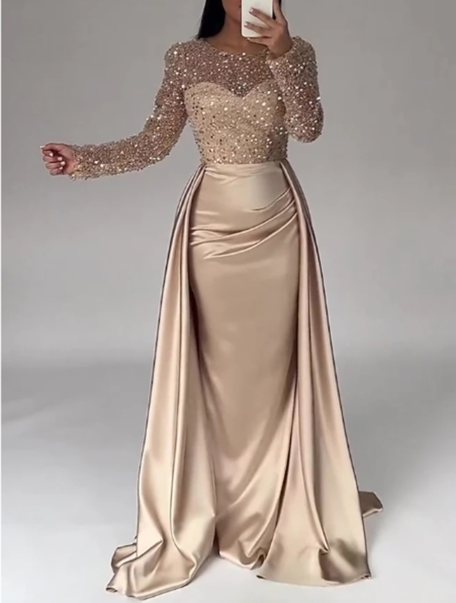 Vestido de Noche con Lentejuelas | Elegante y Glamuroso | Negro para Bodas y Eventos - Imagen 9