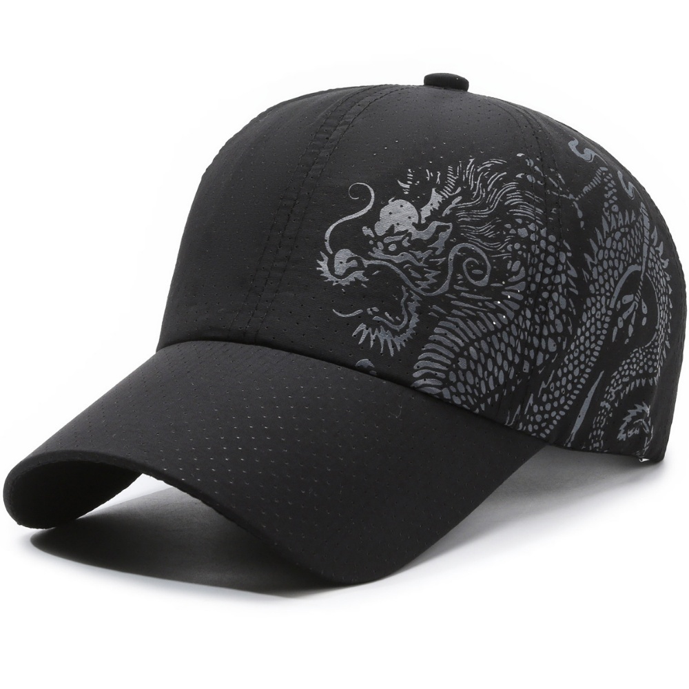 Gorra de Béisbol con Estampado de Dragón de Malla | Unisex Transpirable Verano - Imagen 2