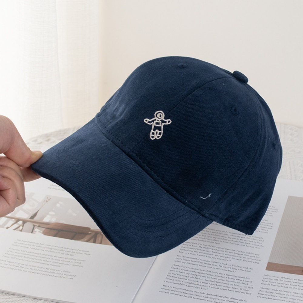 Gorra de Béisbol Estilo Coreano con Bordado de Astronauta | Unisex y Moderna - Imagen 3